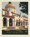 Hot Springs Quapaw Baths 8"X10" Print