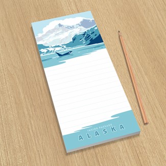 AK Inside Passage Orca List Pad
