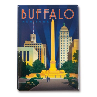 Buffalo, NY Metal Magnet
