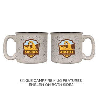 Arches NP Emblem Campfire Mug