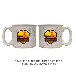 Grand Canyon NP Emblem Campfire Mug