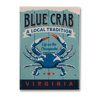 VA Blue Crab Magnet