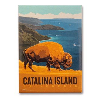 Catalina Bison Magnet