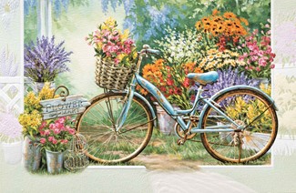 The Flower Mart (BDIN) Folded - W/Env