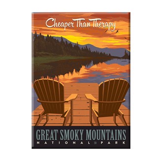 Great Smoky Mountains NP Cheaper Than Therapy Magnet