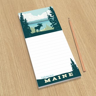 I'd Rather Be in Maine List Pad