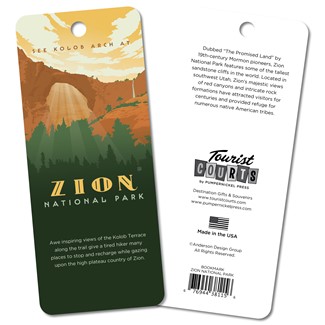 Zion National Park Bookmark