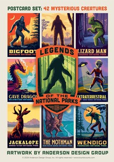 Legends of the NP Postcard Set