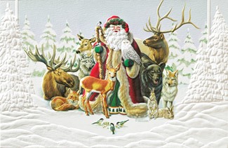 Santa & Animals