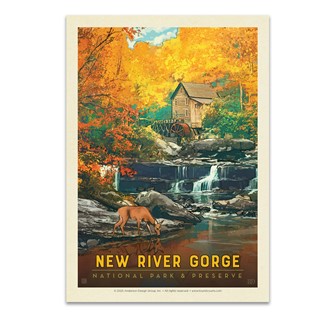 New River Gorge National Park & Preserve Fall Colors Postcard