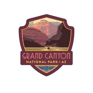 Grand Canyon Kayak Emblem Sticker