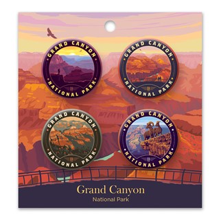 Grand Canyon NP Button PK of 4
