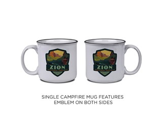 Zion NP 100 Emblem Campfire Mug