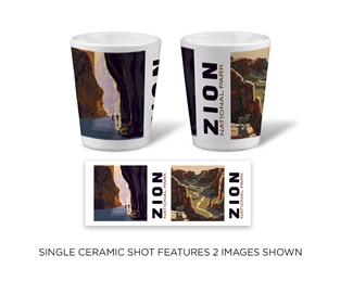 Zion NP Narrows Majestic Ceramic Shot