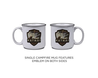 Katmai NP Fishing Party Campfire Mug