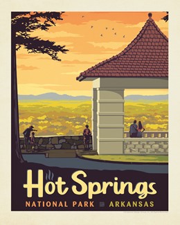 Hot Springs NP Outlook 8" X 10" Print