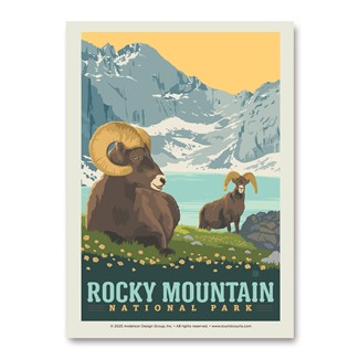 Rock Mountain NP Chasm Lake Vertical Sticker