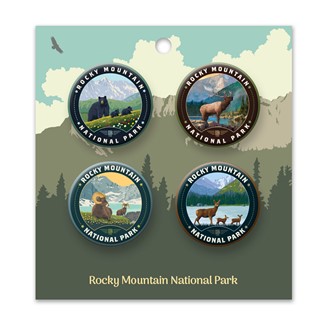Rocky Mountain NP Button PK of 4