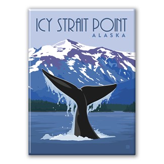 Icy Strait Point Whale Tail Magnet