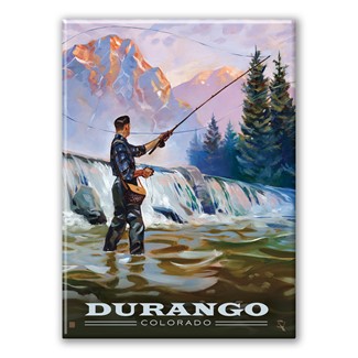 Durango CO Fly Fishing Magnet