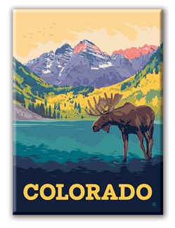 Colorado Moose Magnet