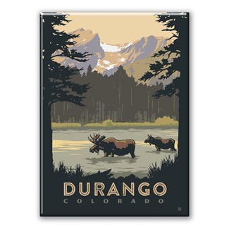 Durango CO Watering Moose Magnet