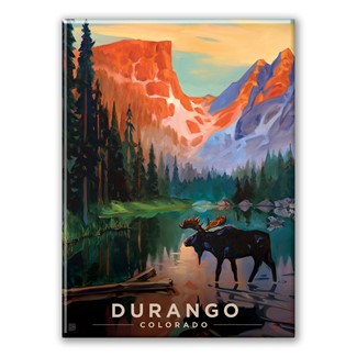 Durango CO Scenic Moose Magnet