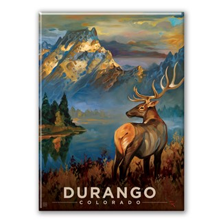 Durango CO Scenic Elk Magnet