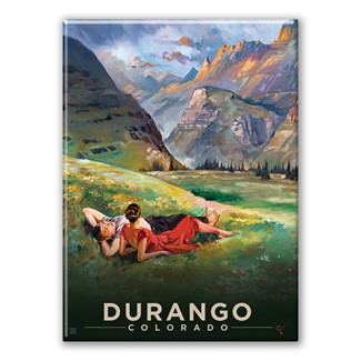 Durango CO Scenic Couple Magnet