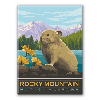 Rocky Mountain NP Pika Magnet