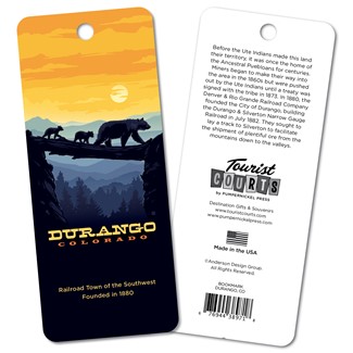 Durango CO. Bear Bridge Bookmark