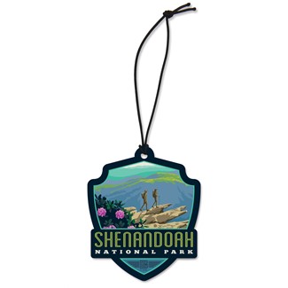 Shenandoah NP Hawksbill MT Emblem Wood Ornament