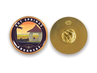 Hot Springs NP Overlook Circle Lapel Pin