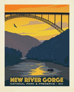 New River Gorge NP & Preserve 8x10 Print