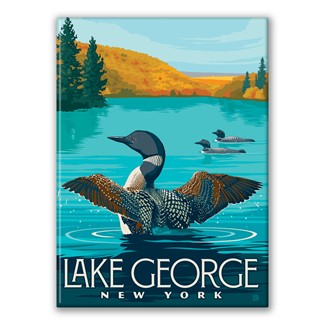 Lake George Loon Magnet