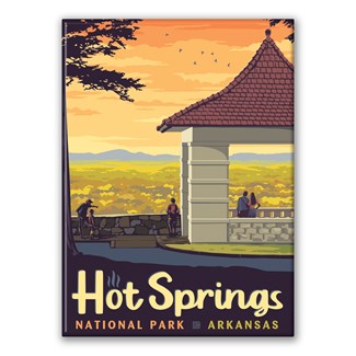 Hot Springs NP Overlook Magnet