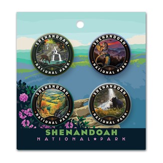 Shenandoah NP Button PK of 4