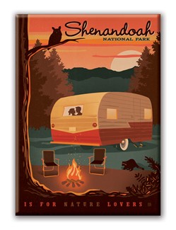 Shenandoah NP Nature Lovers Metal Magnet