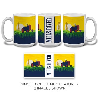 Mills River, NC Tractor Mug