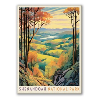 Shenandoah National Park Rolling Hills Magnet
