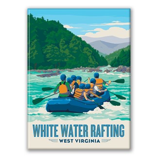 WV White Water Rafting Magnet