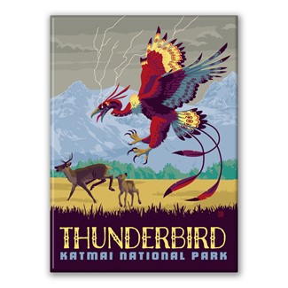 Katmai NP Thunderbird Magnet