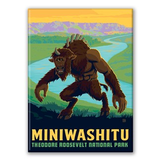 Theodore Roosevelt NP Miniwashitu Magnet