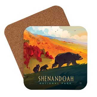 Shenandoah NP Mam Bear & Cubs Coaster