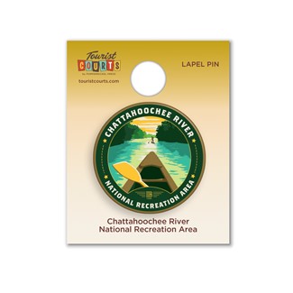Chattahoochee River Georgia Circle Pin