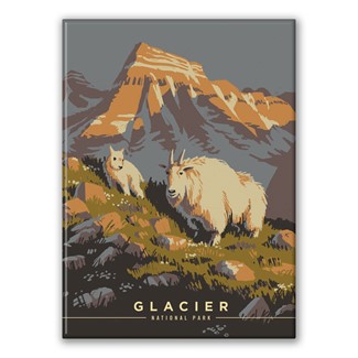Glacier NP Mama Goat Magnet