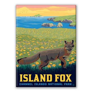 Channel Islands NP Island Fox Magnet