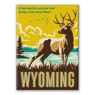 Wyoming Deer Hunting Magnet