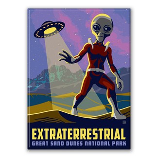 Great Sand Dunes NP Extraterrestrials Magnet