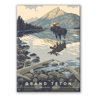 Grand Teton NP Meandering Moose Magnet